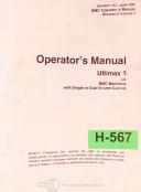 Hurco-Hurco SM1 CNC, 3 Axis Milling Machine Operators Owner Manual-SM1-01